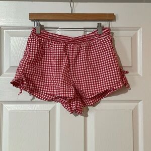 Wild Fable Red Gingham Shorts
